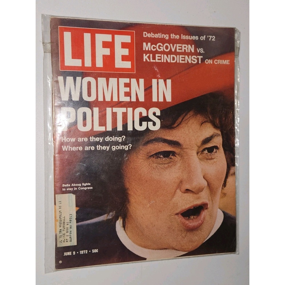 LIFE MAGAZINE JUNE 9 1972~WOMEN IN POLITICS‎